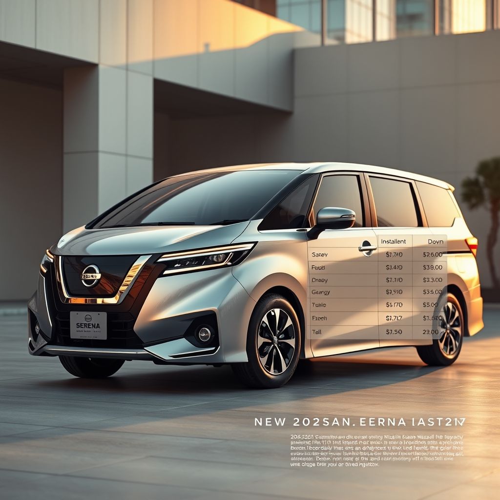ใหม่ NEW NISSAN SERENA 2025-2026 ราคา นิสสัน เซเรน่า ตารางผ่อน-ดาวน์